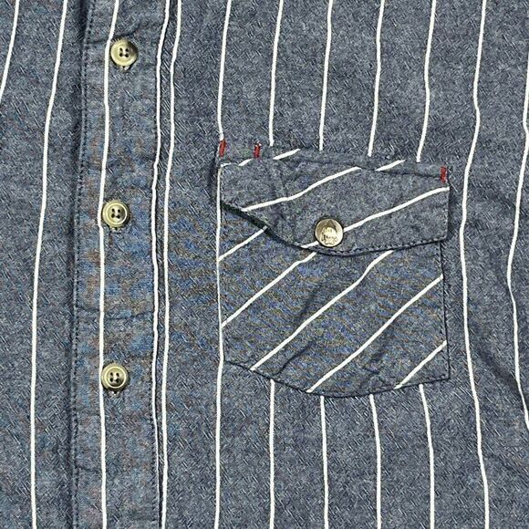 dyer brand san diego men's button up short sleeve shirt Sz Large - Picture 4 of 11